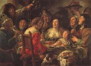 Jacob Jordaens The King Drinks Celebration of the Feast of the Epiphany china oil painting reproduction